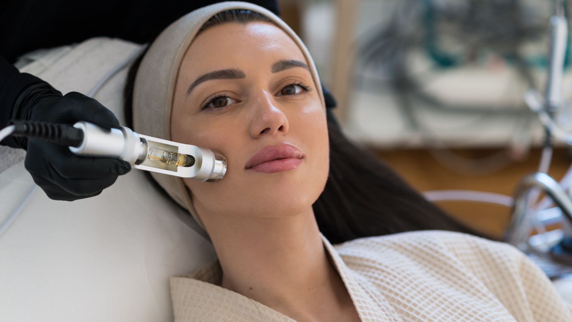 Aplicación de sueros personalizados durante el HydraFacial