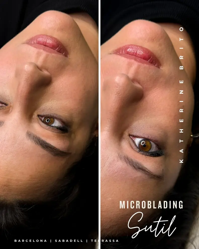 Katherine Brito especialista microblading Barcelona