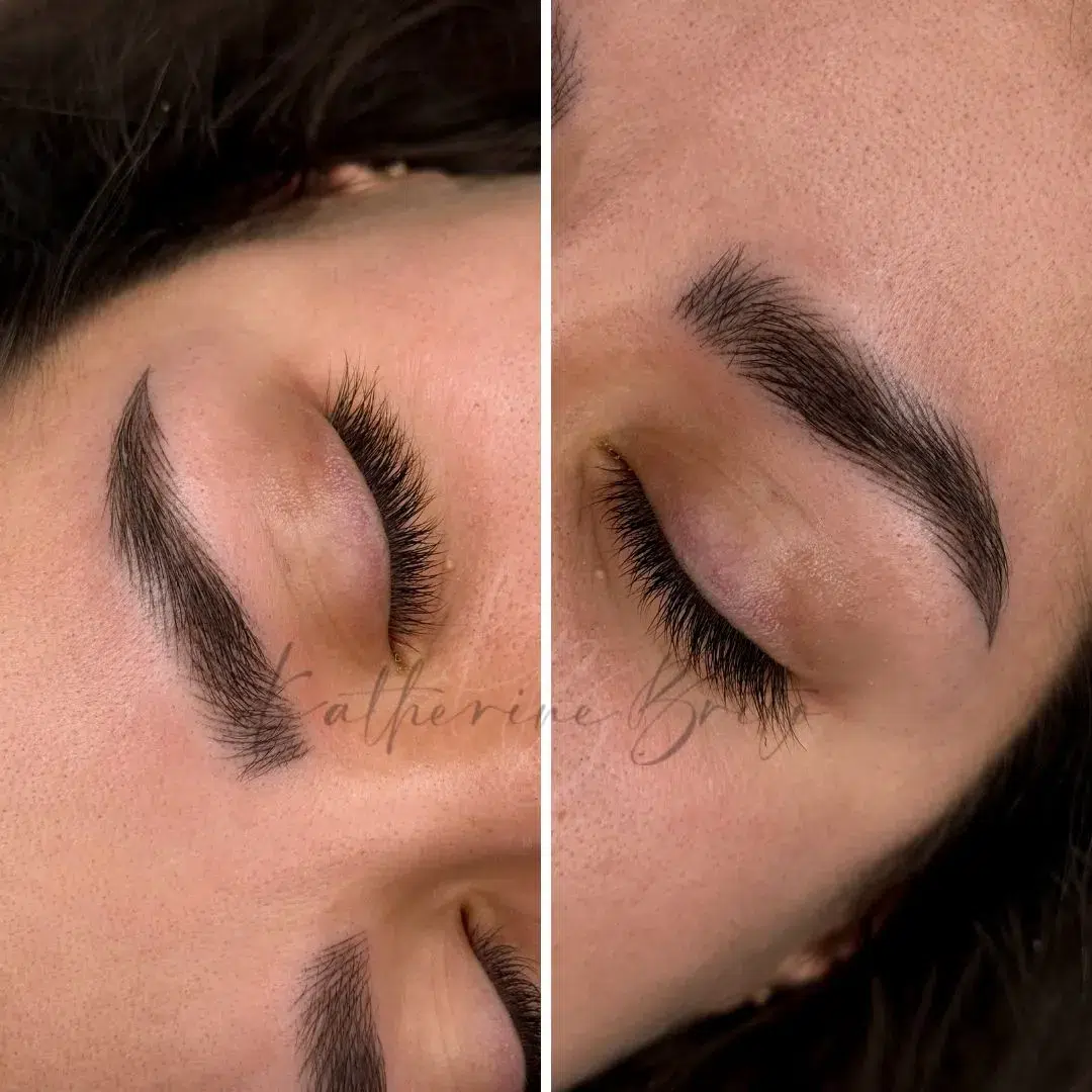 Hairstroke en Barcelona, técnica pelo a pelo — Katherine Brito